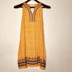 THML FAYE MUSTARD EMBROIDERED DRESS XL NWT. STITCH FIX